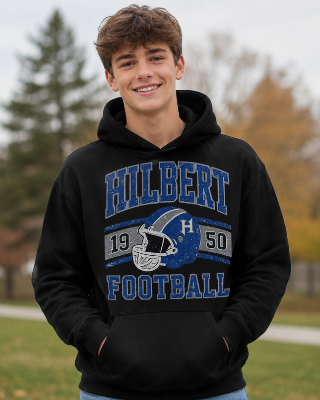 Football logo with Helmet