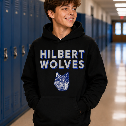 School logo with mascot