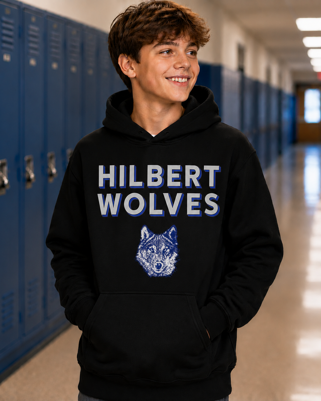 School logo with mascot