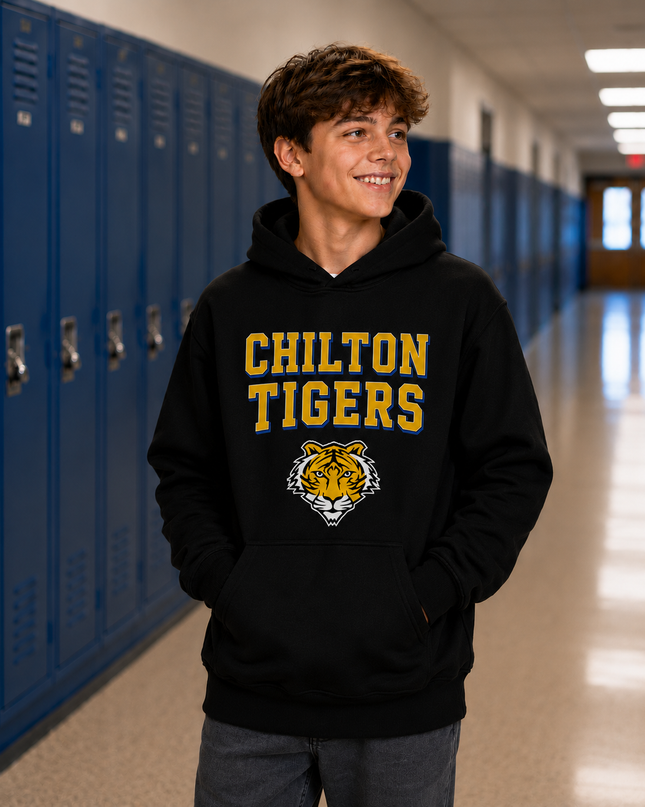School logo with mascot
