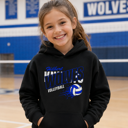 Volleyball Splash Blue