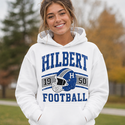 Football logo with Helmet