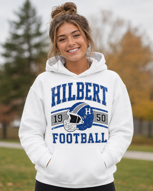 Football logo with Helmet