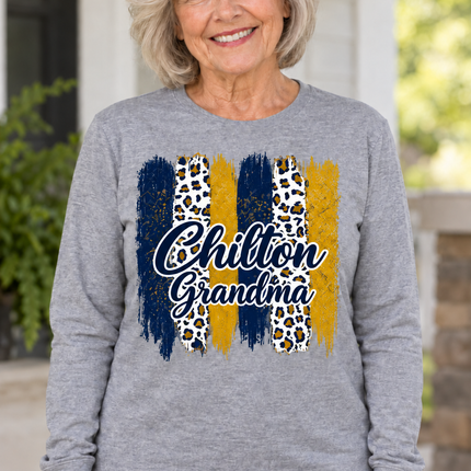 Cheetah print school design Grandma