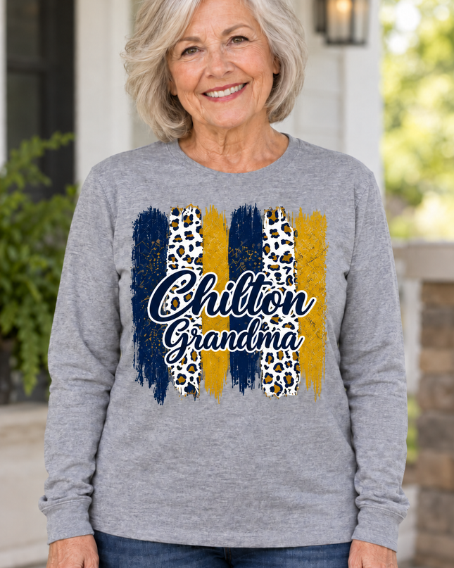 Cheetah print school design Grandma