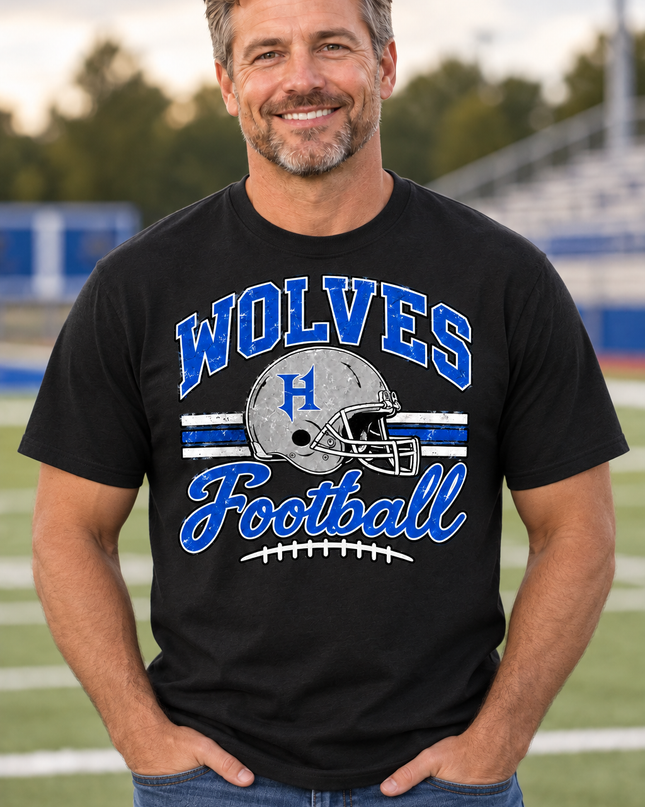 Wolves Football w/helmet