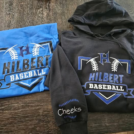 Baseball Shirt - Ball & Logo Home Plate Design