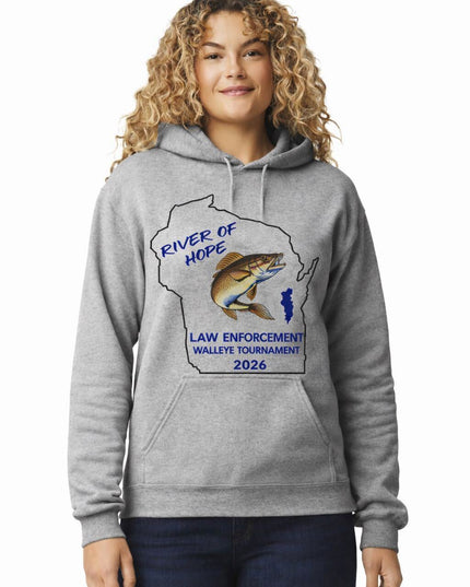 Hooded Sweatshirt - River of Hope Walleye Tournament 2026