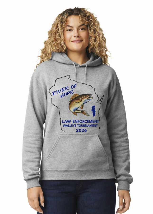 Hooded Sweatshirt - River of Hope Walleye Tournament 2026