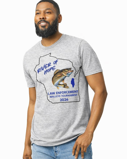 T-Shirt (Short Sleeves) - River of Hope Walleye Tournament 2026