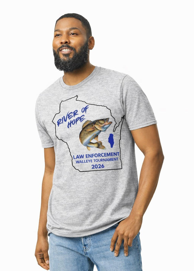 T-Shirt (Short Sleeves) - River of Hope Walleye Tournament 2026