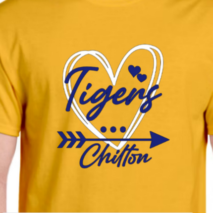 Chilton Tigers w/heart