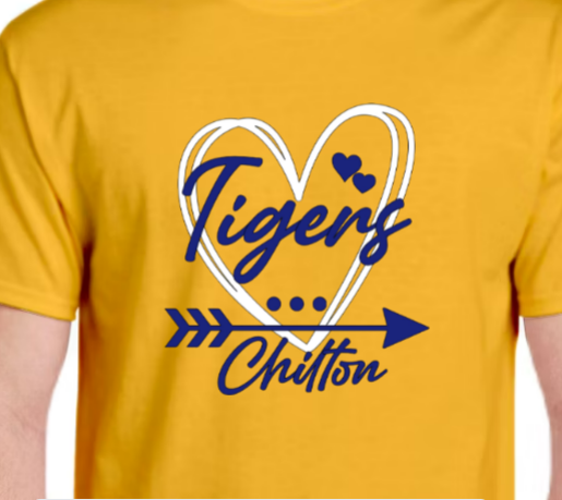 Chilton Tigers w/heart