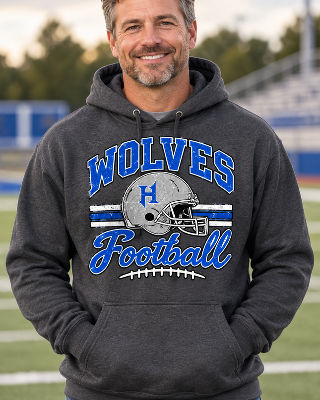 Wolves Football w/helmet