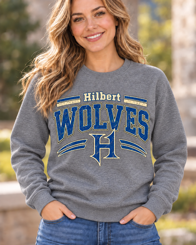 School Mascot Distressed