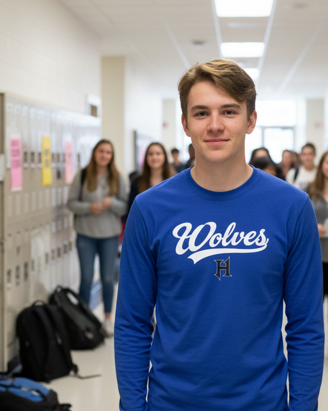 Hilbert Wolves w/H and underline