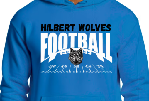 Football field with Mascot