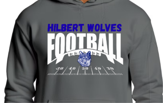 Football field with Mascot
